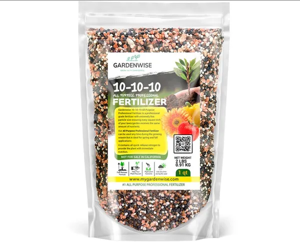 Plant Fertilizer Slow Release 10-10-10, Gardenwise.